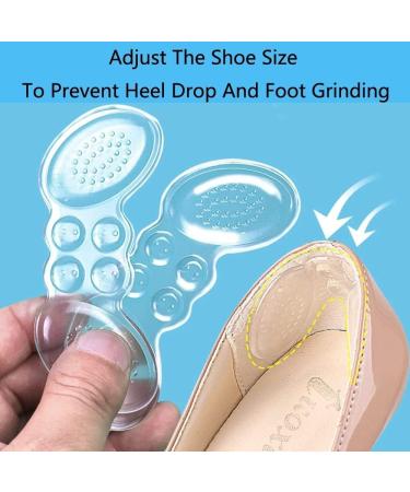 Silicone Gel Insoles High Heel Liner Protector Sticker - 8pcs - Women's Foot Care Inserts - Buy Online on GoSupps.com