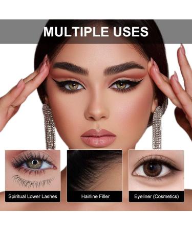 Waterproof Eyebrow Pencil for Women | Natural Full Brows | Sweat-Proof & Easy Application (Black - Buy Online on GoSupps.com