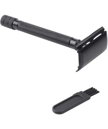 Gkhowiu Double Edge Safety Razor - Classic Long Handle Manual Shaver in Black | Smooth Shaving for Men & Women - International Shipping Available - Buy Online on GoSupps.com