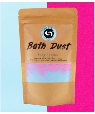 Baby Powder' Magic Bubble Bath Dust. The Vibrant Relaxing Magical Luxury Powdered Bath Bomb Experience with Shea Butter 190g  - Buy Online on GoSupps.com