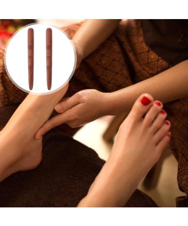 2-Piece Wooden Acupuncture Rod Set - Thai Foot Massage Device for Hand & Foot Relief - SCHABE Acupress Tool - Natural Wood Massage Mat - Buy Online on GoSupps.com