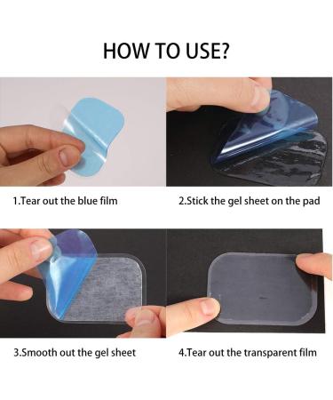 Adacle 60 EMS Gel Pads for Muscle Stimulation | Electrotherapy Replacement for EMS Trainer & ABS Trainer - Buy Online on GoSupps.com