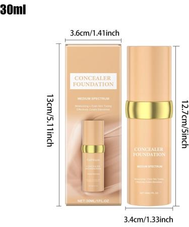  Chaies Foundation - 30ml Lightweight Water and Sweat Resistant Anti-Stain | Tone Correction Unifying For Women and Girls For Days Out Work Shopping - Buy Online on GoSupps.com