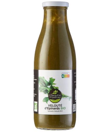 LA CONQUETE DES SAVEURS The Conquest of Flavors Organic Creamy Spinach Soup 745g
