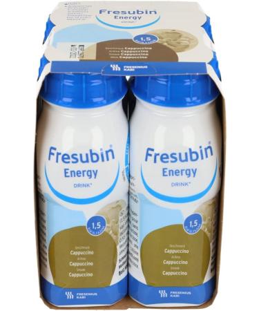 Fresenius Kabi Fresubin Energy Drink Cappuccino - 6 x 200ml Bottles | Nutritional Energy Supplement | International Shipping - Buy Online on GoSupps.com