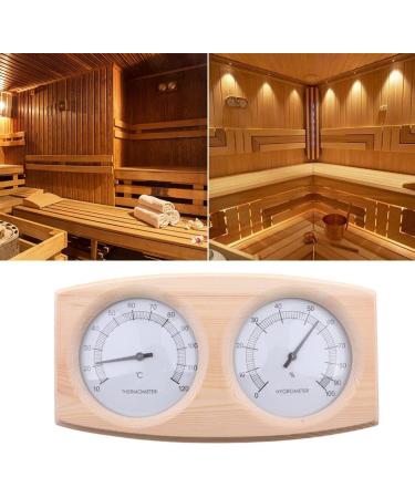 Buy ZAMETTER 2-in-1 Wooden Sauna Thermometer & Hygrometer - Accurate Sauna Measuring Instruments for Optimal Experience | International Shipping Available - Buy Online on GoSupps.com