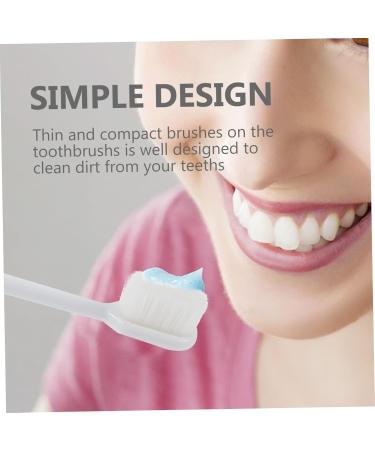 Homsfou 8th Soft Toothbrush | Travel Size Organizer for Kids & Pregnant Women | Gentle Silk Bristles & Long Handle for Effective Cleaning - Buy Online on GoSupps.com