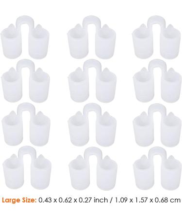 Nose Vent Sinus Relief Dilator (Pack of 12 Large Size) - Soft Silicone Vents for Nasal Snorers - Reusable Snoring Device by Mobi Lock - Buy Online on GoSupps.com