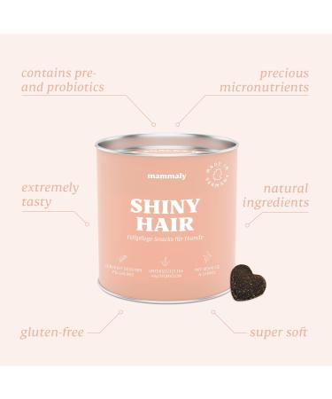 Buy Mammaly Dog Shiny Hair Care Snacks | Omega-3 Biotin & Sea Algae | 30 Pack for Healthy Fur & Reduced Hair Loss - Buy Online on GoSupps.com
