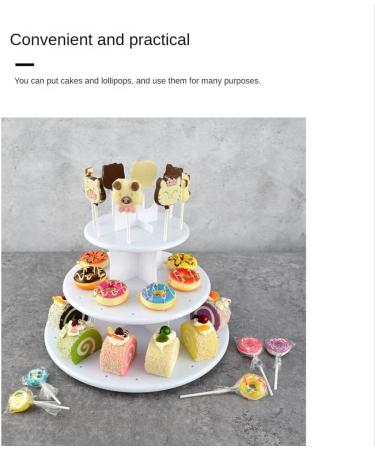 Lisher 1 Piece Lollipop Holder Cake Stand - Perfect Party Decoration for Events & Celebrations | International Shipping - Buy Online on GoSupps.com