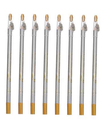 Hemoton 8pcs Pencil Sharpener Eyebrow Pencil Women Eyebrow Pencil Makeup Eyebrow Pencils Eyebrow Pencils Eyeliner with Sharpener Eyeliner Pen 2 in 1 Eyebrow Pencil Makeup Tool