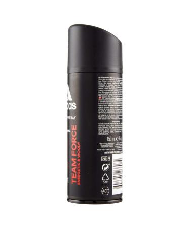 Adidas Team Force Men Deodorant Spray 5.07 oz - Long-Lasting Freshness - Buy Online on GoSupps.com