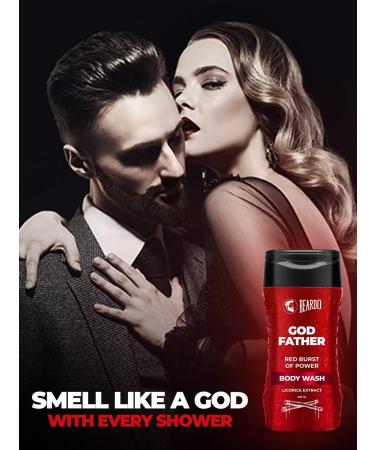 Beardo Godfather Body Wash for Men - Luxurious Lather Refreshing Shower Gel & Licorice Extract - 200ml (6.7 fl oz) | Shop Internationally - Buy Online on GoSupps.com