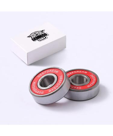 DEEPDREAM 608 ZZ Skateboard Bearings 20 Pack - Sackorange 608zz Double Shielded Miniature Ball Bearings (8x22x7mm) - Red - Buy Online on GoSupps.com