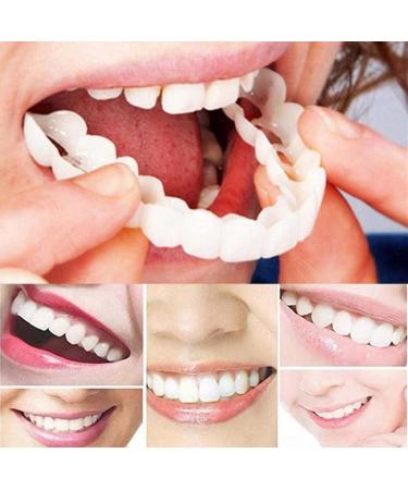 Snap On Veneers: Temporary Denture Teeth for Teeth Restoration - 2PCS - Buy Online on GoSupps.com