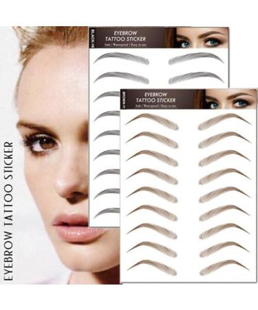 miduoidn Authentic Waterproof Eyebrows Tint For Eyebrows Easy To Apply Makeup Products Eyebrows Professional Accessories Brown-02 2pcs - Buy Online on GoSupps.com