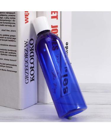 Lurrose 6-Pack 250ml Refillable Empty Plastic Cosmetic Bottles - Travel Soap Dispenser & Liquid Containers in Blue | Ideal for Creams Soaps & Water - Buy Online on GoSupps.com