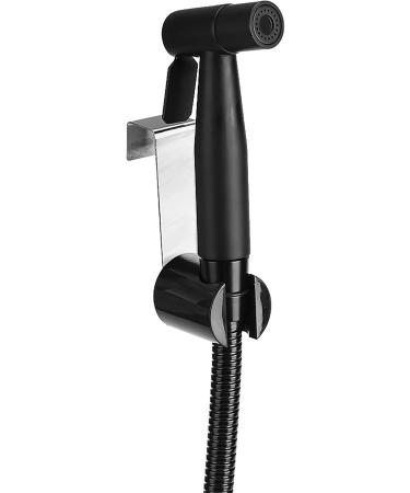 Stainless Steel Black Handheld Bidet Sprayer Kit for Cloth Diapers - International Shipping - Buy Online on GoSupps.com
