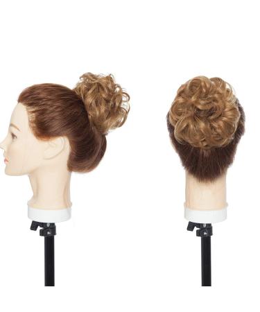 SEGO Curly Bun Hairpiece - Hair Tie Knot Extensions 30g Coffee Brown 27# | Messy Updo Accessories - Buy Online on GoSupps.com