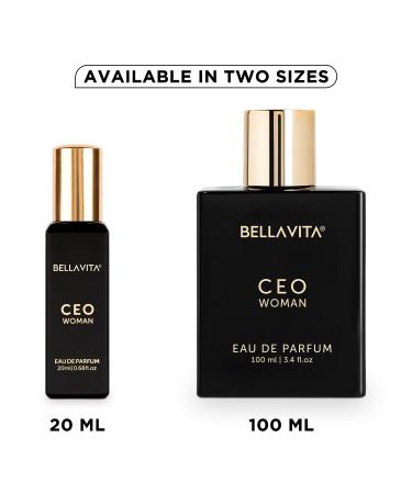 Luxury Ceo Woman Eau De Parfum Liquid Perfume With Bergamot Tonka & Vanilla|Premium Long Lasting Woody & Fruity Fragrance Scent For Women 20ML - Buy Online on GoSupps.com