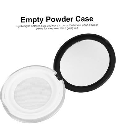 Beavorty 6 Pcs Loose Powder Box Plastic Case Plastic Mirror Travel Make up Mirror Compact Case with Mirror Empty Loose Powder Pot Mirror and Elasticated Net Sifter 5g Powder Case Black Mat 7.5x7.5cmx3pcs Blackx3pcs - Buy Online on GoSupps.com