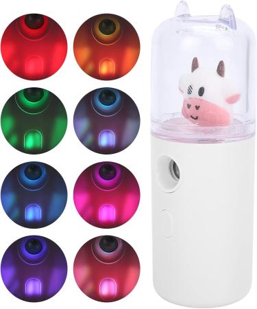Qukaim Face Nano Sprayer Facial Mist Sprayer Portable Cartoon Animal Nano Skin Moisturizing Spray Home Office Handheld Face SprayerWhite - Buy Online on GoSupps.com