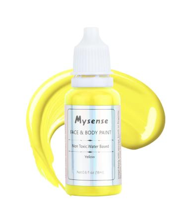 Mysense Yellow Face Body Paint Water Based Washable Non-toxic Cream Body Paint for Adults and Children Halloween Costume SFX Cosplay Tiger Minions Makeup 0.6 OZ (18ml) - Buy Online on GoSupps.com