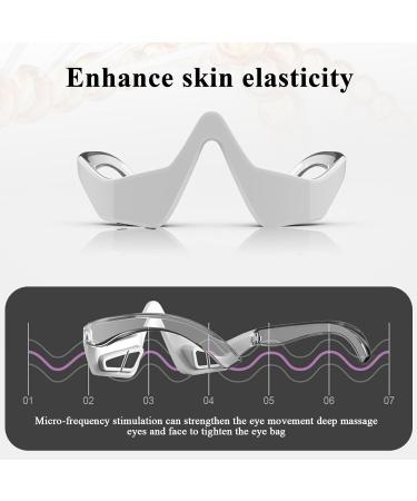 3D Eye Massager with Vibration | Eye Care Device for Dark Circles & Firming | Massage Glasses for Eye Beauty - Buy Online on GoSupps.com
