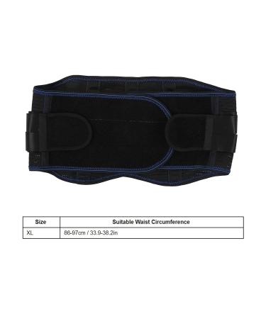 Buy Adjustable Lumbar Support Belt - Breathable Waist Support with Steel Plate for Lower Back Pain Relief - XL Size - Buy Online on GoSupps.com