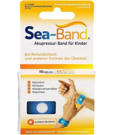 Buy EB Vertriebs GmbH Sea Band Acupressure Bracelet for Children - 2 Pack | Effective Nausea Relief - Buy Online on GoSupps.com