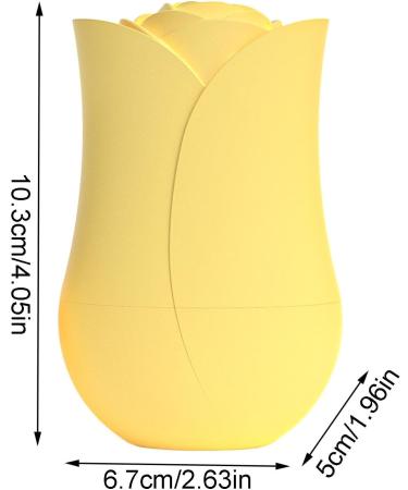 Facial Ice Roller Eye Ice Roller Beauty Tool Ice Roller Ice Roller for Face Skin Care Ice Roller Cold therapyy Face Roller | Silicone Ice Mold for Face Beauty Ice Roller for Skin Small Ice Roller Yellow - Buy Online on GoSupps.com