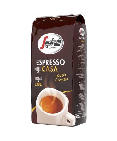 Buy Segafredo Zanetti Espresso Casa Whole Bean 1kg - Medium Roast Italian Coffee with Chocolate Notes - International Shipping Available - Buy Online on GoSupps.com