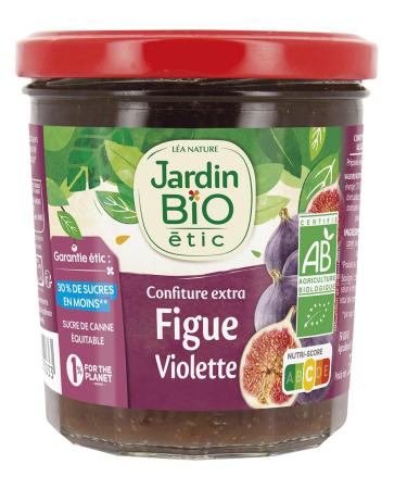 Jardin BiO tic - Extra Fig Jam - Violet - Organic - Sweet - Certified AB - 320g Jar