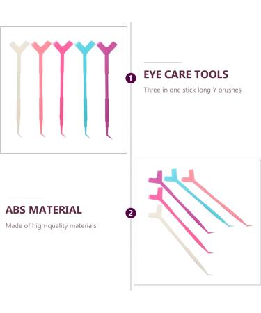 MAGICLULU 50pcs False Eyelash Tools - Y-Shaped Mascara Brush Lash Lift Rod & Eyelash Curling Tools for Perfect Lash Extensions & Perms - Buy Online on GoSupps.com