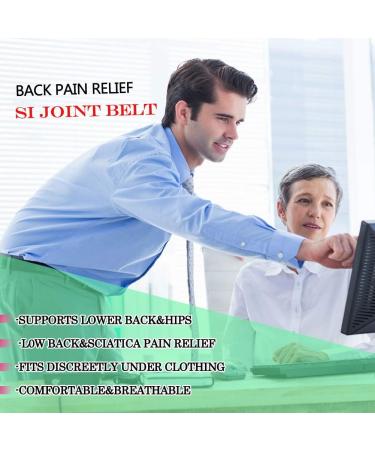  GESHAN Paskyee Sacroiliac SI Belt Hip BraceSupport for Lumbar Sacroiliac & Lower Back Pain Breathable Instability & Weak Lower Back Muscles Adjustable Belt 40 - Buy Online on GoSupps.com