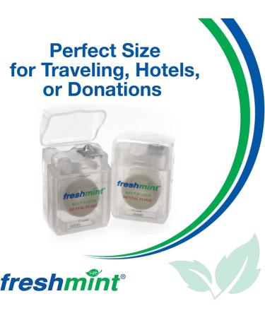 144 Spools Freshmint Mint Waxed Dental Floss - 12 Yards Each | International Shipping Available - Buy Online on GoSupps.com