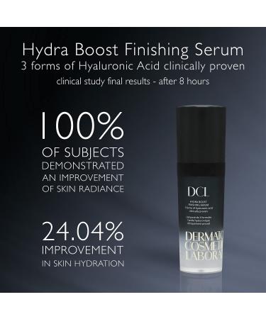 DCL Skincare Hydra Boost Serum - Intense Hydration Firming & Plumping with 3 Hyaluronic Acids Glycerin & Vitamin B5 for Dry/Sensitive Skin - 30ml - Buy Online on GoSupps.com
