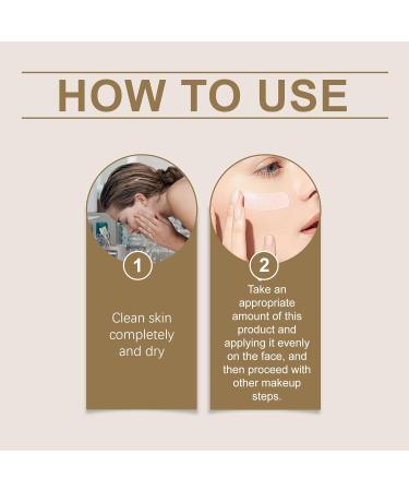  homomdy Brightening and moisturizing concealer smoothing toning cream lightweight waterproof foundation covers imperfections reduces blemishes and imperfections evens skin tone (2 pcs) - Buy Online on GoSupps.com