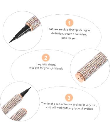 DOITOOL 1pc Eyeliner False Eyelashes Fake Eyelashes Micro Eye Liner Pen Ink Cosmetic Pen Beauty Pen Make up 1 count (Pack of 1) As Shown - Buy Online on GoSupps.com