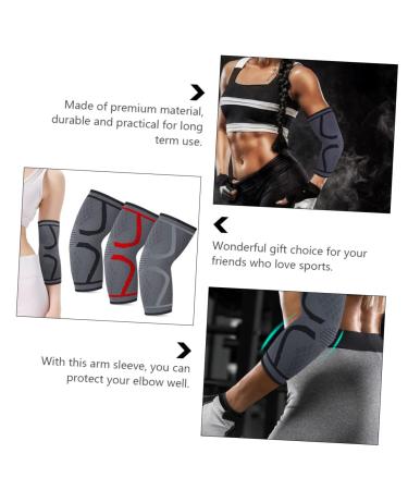 Healeved Elbow Support Sleeve - 2 Pairs Protective Wristband & Elbow Guard for Sports & Yoga - Ultimate Elbow Protection Brace - Buy Online on GoSupps.com