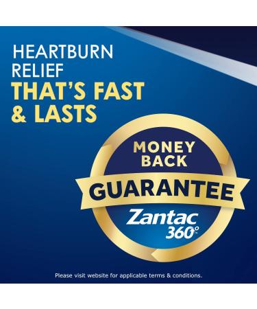 Zantac 360 Original Strength Tablets - 30 Count - Heartburn Prevention & Relief - 10mg - Buy Online on GoSupps.com