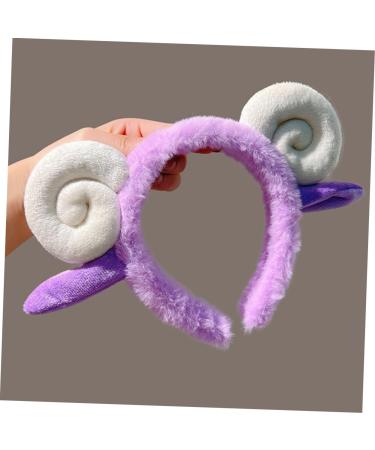 Holibanna Headband Unique Hair Decor Party Prop Sheep Horn Headdress Adorable Hairband Halloween Hairband Halloween Hair Accessory Party Headdress Lovely Hair Hoop Sheep Horn Hair Band - Buy Online on GoSupps.com