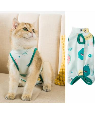 Cat Recovery Suit for Kitten & Small Dog - After Surgery Vest Pajama (Size M) - Buy Online on GoSupps.com