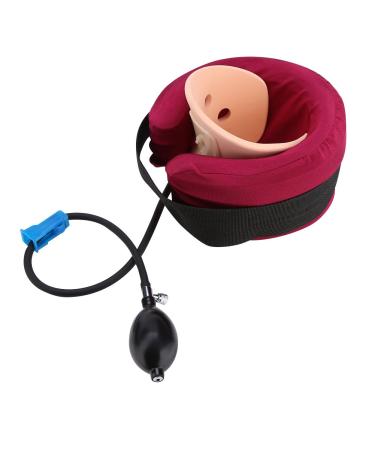 Qkiss cervical collar neck support inflatable cervical spine traction neck massage device breathable neck protection stabilizing stabilizing the neck and shoulder