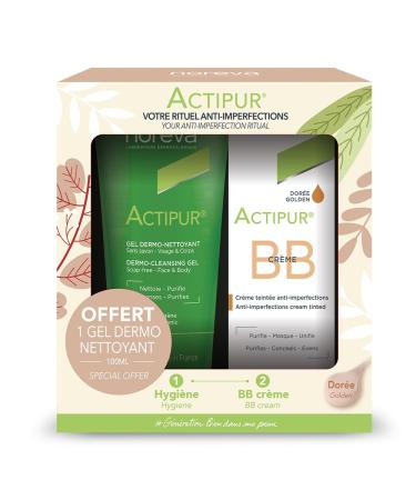 Noreva Actipur Tinted BB Cream 30 ml + Dermo-cleansing Gel 100 ml Gold