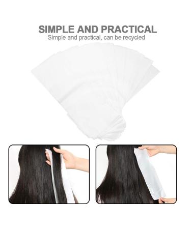 100pcs Hair Dye Paper - Reusable Plastic for Salon & DIY - Easy to Use White Hair Coloring Tool - Buy Online on GoSupps.com