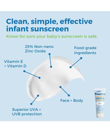 Waxhead Baby Sunscreen 0-24 months - Organic Sunscreen for Kids and Adults (4 oz) - Buy Online on GoSupps.com
