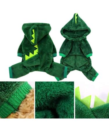 Pet Dog Dinosaur Costume Dogs Halloween Costume Puppy Hoodies Coat Dog Outfits for Small Medium Dogs Cats Party Halloween Cosplay Costume Dress Up Clothes (X-Large) - Buy Online on GoSupps.com