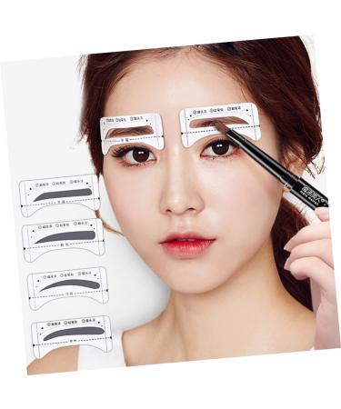 Mikinona 10Pcs Eyebrow Stencils Eyebrows Shape Reusable Stencils for Eyebrow Shaping Eyebrow Stencils Reusable Eyebrow Pencil Eyebrow Trimming - Buy Online on GoSupps.com