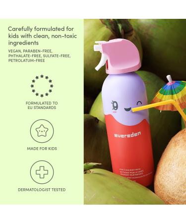 Evereden Kids Cloud Body Wash Duo - Gentle Nourishing Toddler Body Wash for Delicate Skin Coconut Splash & Juicy Citrus Scents Creamy Hydrating Formula 2 Pack (6.7 fl oz Each) - Buy Online on GoSupps.com